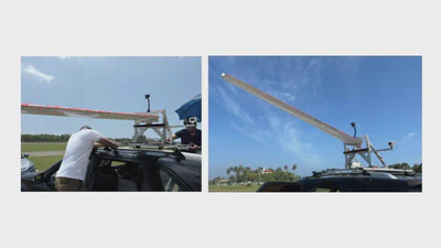 Design and Development of a Vehicle-Mounted Test Apparatus for Investigating the Aerodynamics of UAV Components featured image