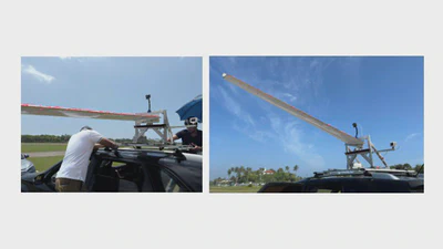 Design and Development of a Vehicle-Mounted Test Apparatus for Investigating the Aerodynamics of UAV Components featured image